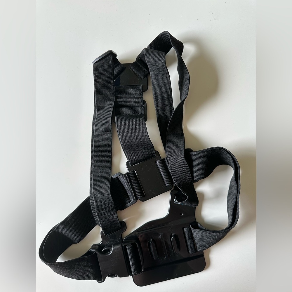 Go Pro chest and head harness.